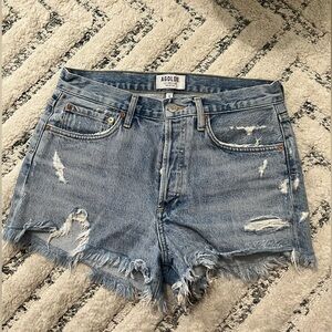 AGOLDE Parker Vintage Cut Off Denim Short